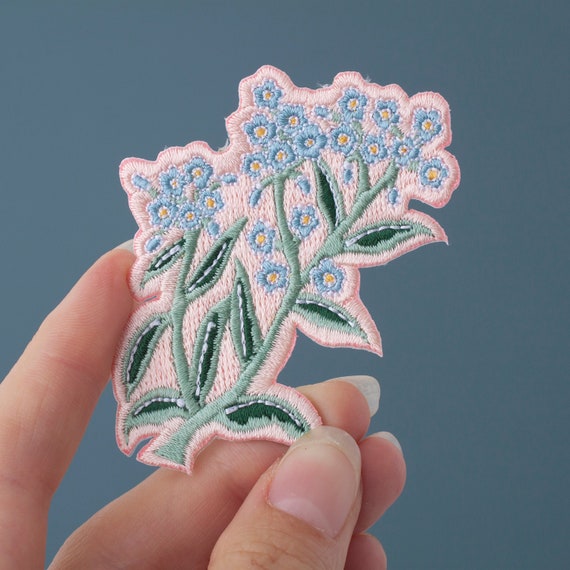 Embroidered Flower Iron-On Patches – Target Trim