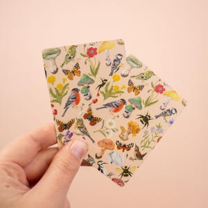 Flora & Fauna Playing Card Pack | Deck of 54 Cards | British Nature | Watercolour Illustrations | Card Game | Little Paisley Designs image 6