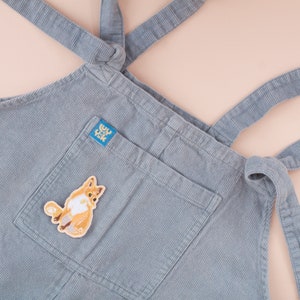 Fox Embroidered Iron-on Patch | Embroidered Badge | Fox Patch | British Wildlife | Fox illustration | Little Paisley Designs image 8