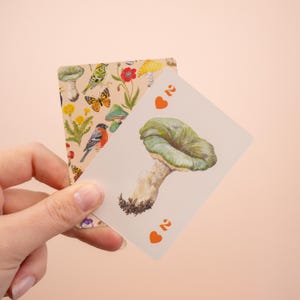 Flora & Fauna Playing Card Pack | Deck of 54 Cards | British Nature | Watercolour Illustrations | Card Game | Little Paisley Designs image 14