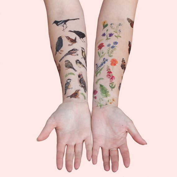 Tattoos Inspired By Vintage Botanical Gucci Scarves