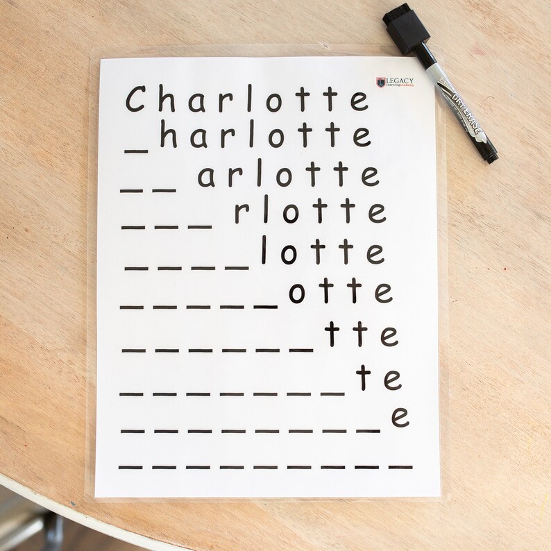 Name Template Worksheet for Kindergarten &amp; Preschool | Etsy