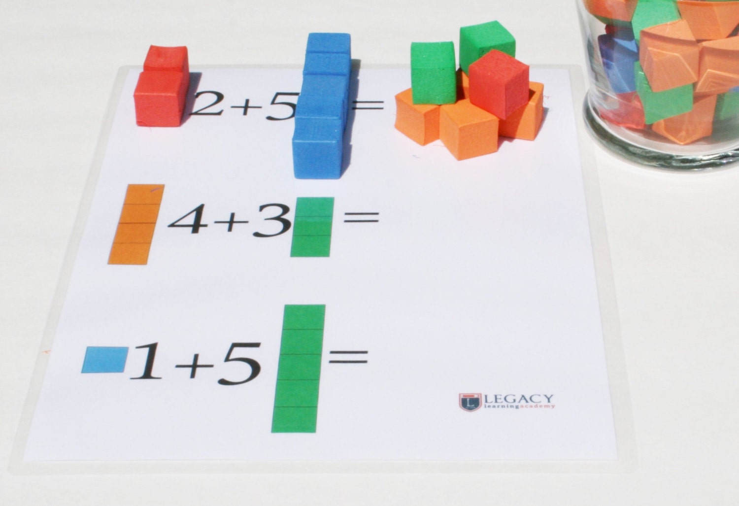 Manipuladores de matemática para pré-escola - Contagem Educacional de -  Jogos de matemática de contador de números para materiais de aprendizagem  em sala de aula de jardim de infância Xiatian