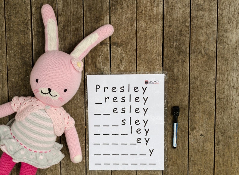 Name Template Worksheet for Kindergarten &amp; Preschool | Etsy