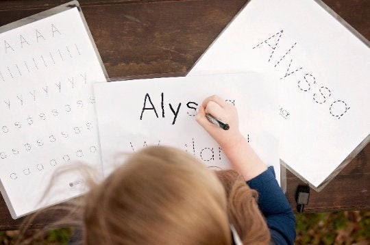 Kids Writing Activity Set, Personalized Name Printing Materials, Todd…
