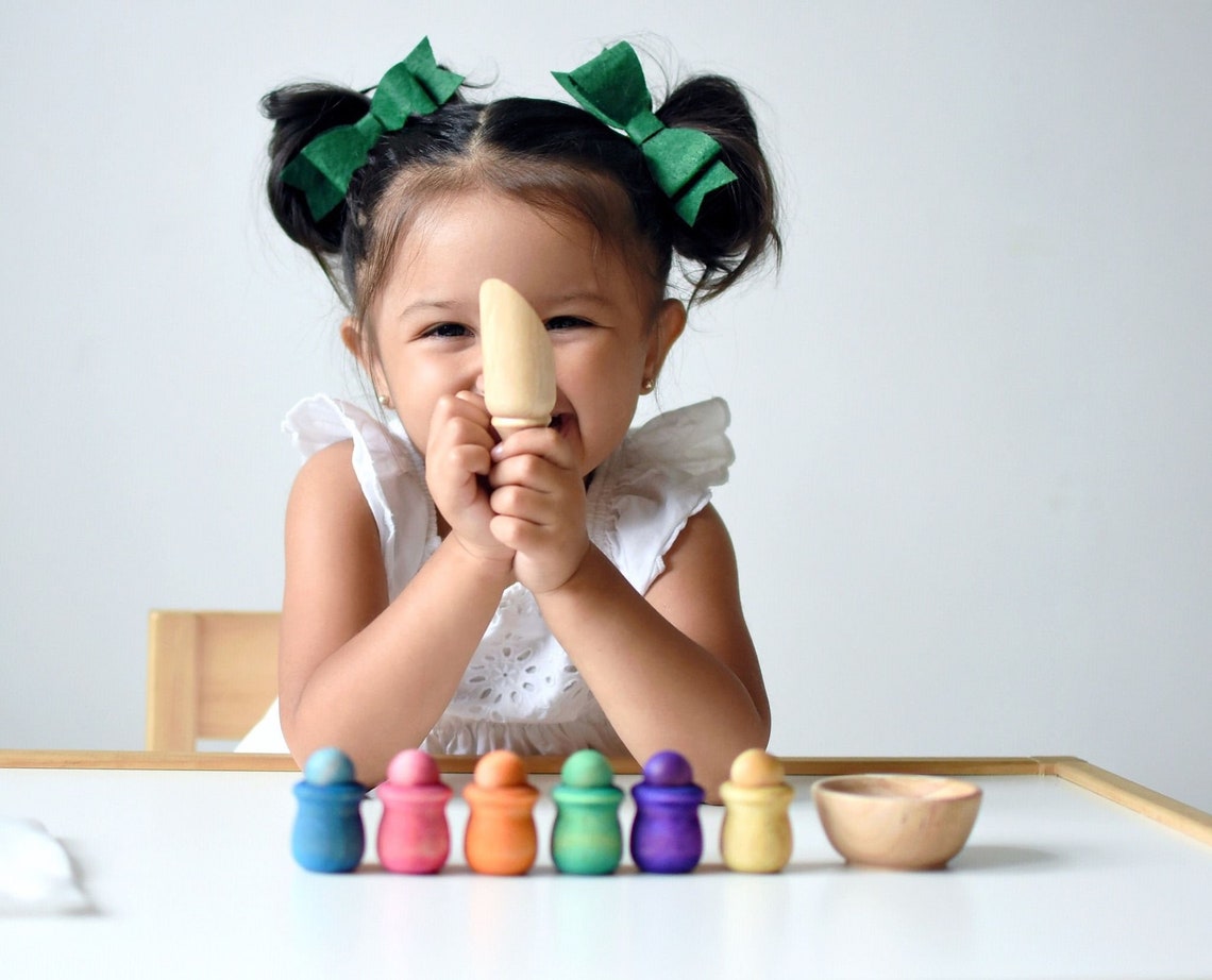 Handmade Montessori Toy for Kids Wooden Toys Montessori Ball Etsy