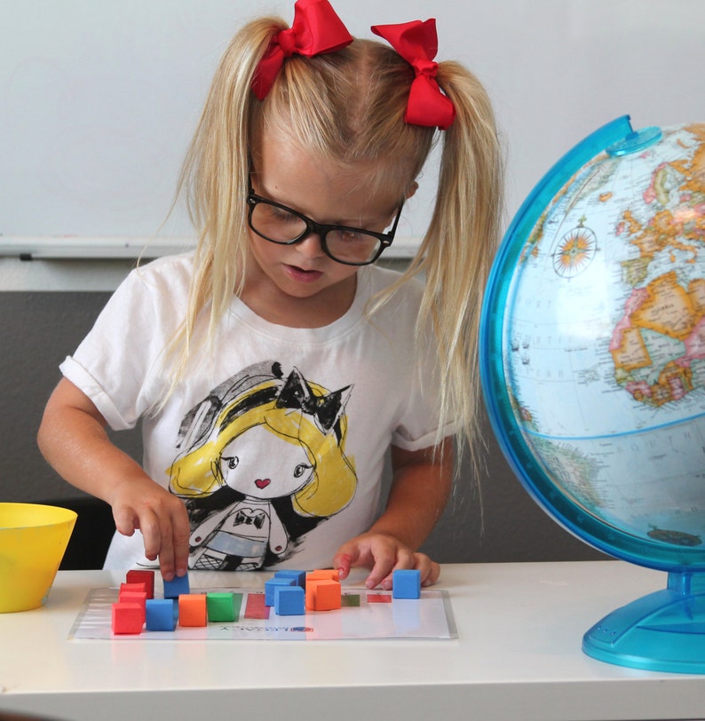 Math Manipulatives for Homeschool Montessori Learning Math Etsy