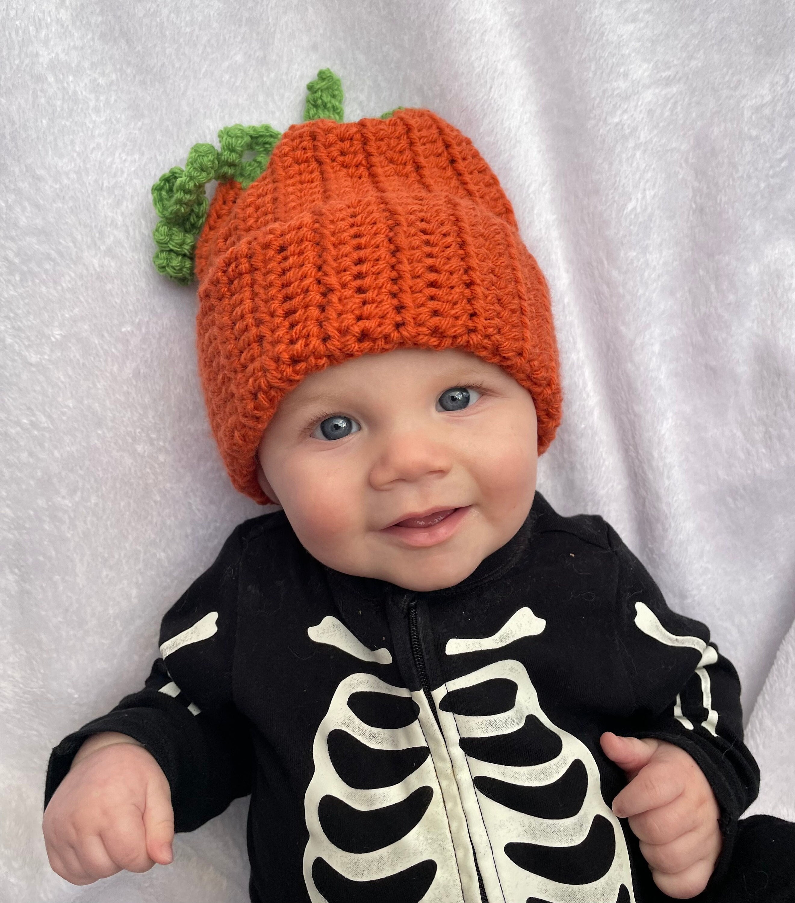 Baby Pumpkin Hat Pumpkin Photo Prop 