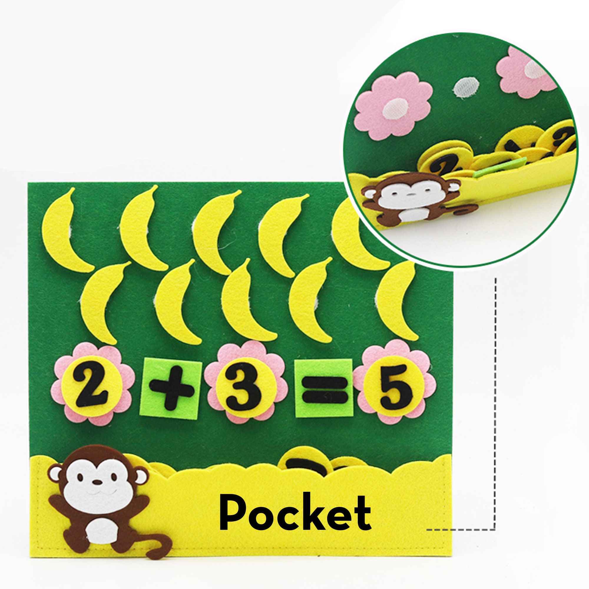 Wooden Finger Arithmetic Montessori Teaching Aids, Enlightenment Educa