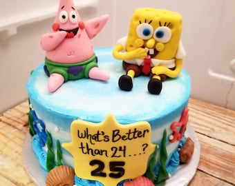 Spongebob Fondant Etsy