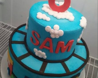 train fondant etsy