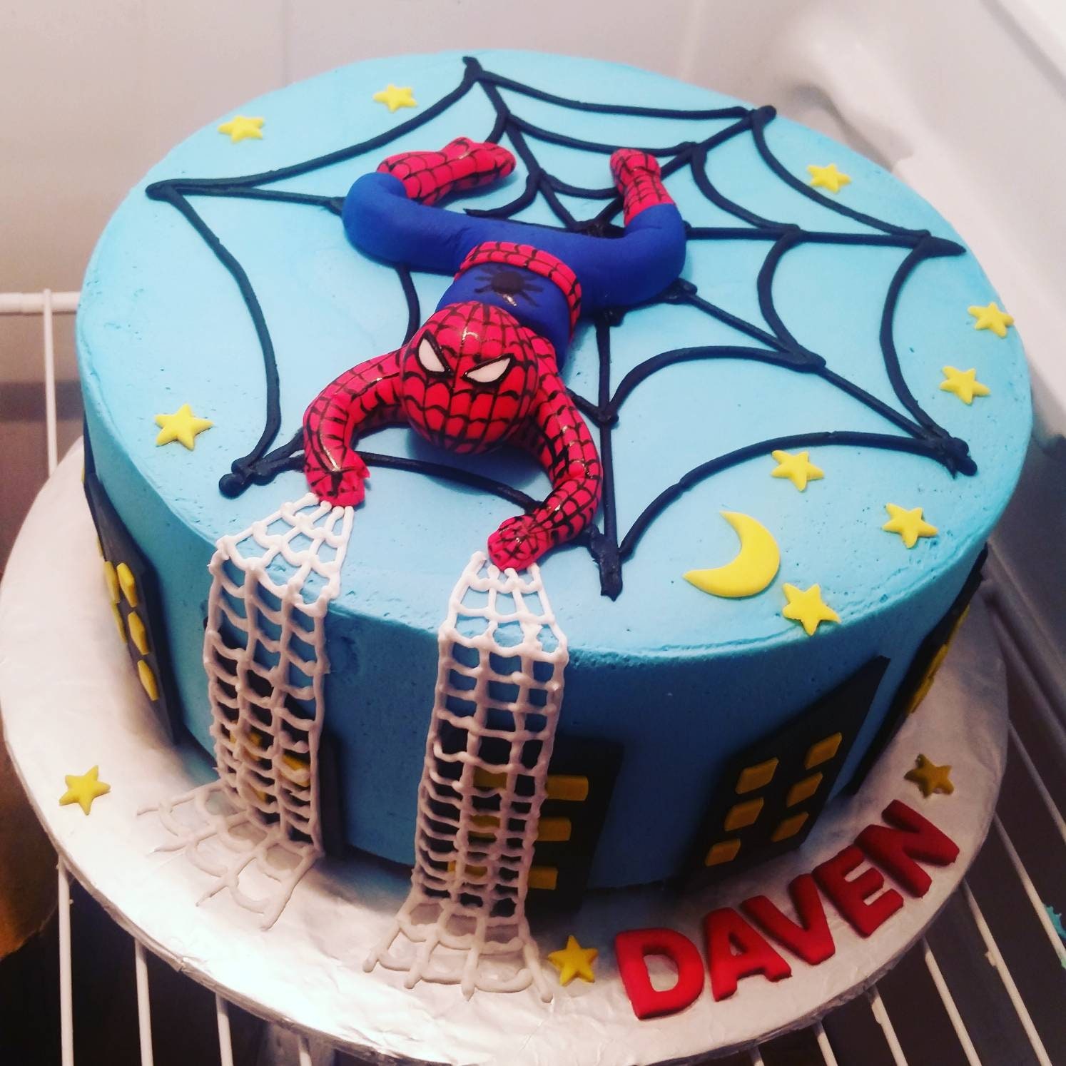 Spiderman Fondant Cake Topper Set Etsy Singapore
