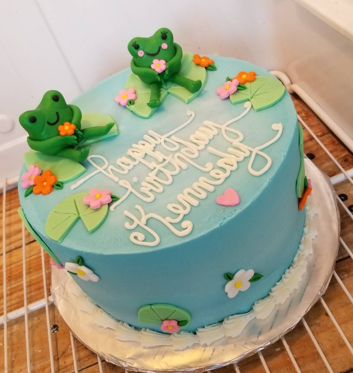 Frog Fondant Cake Topper