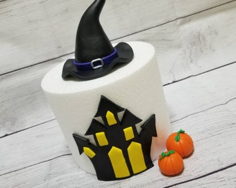 Fondant Halloween Cake Topper Decorations