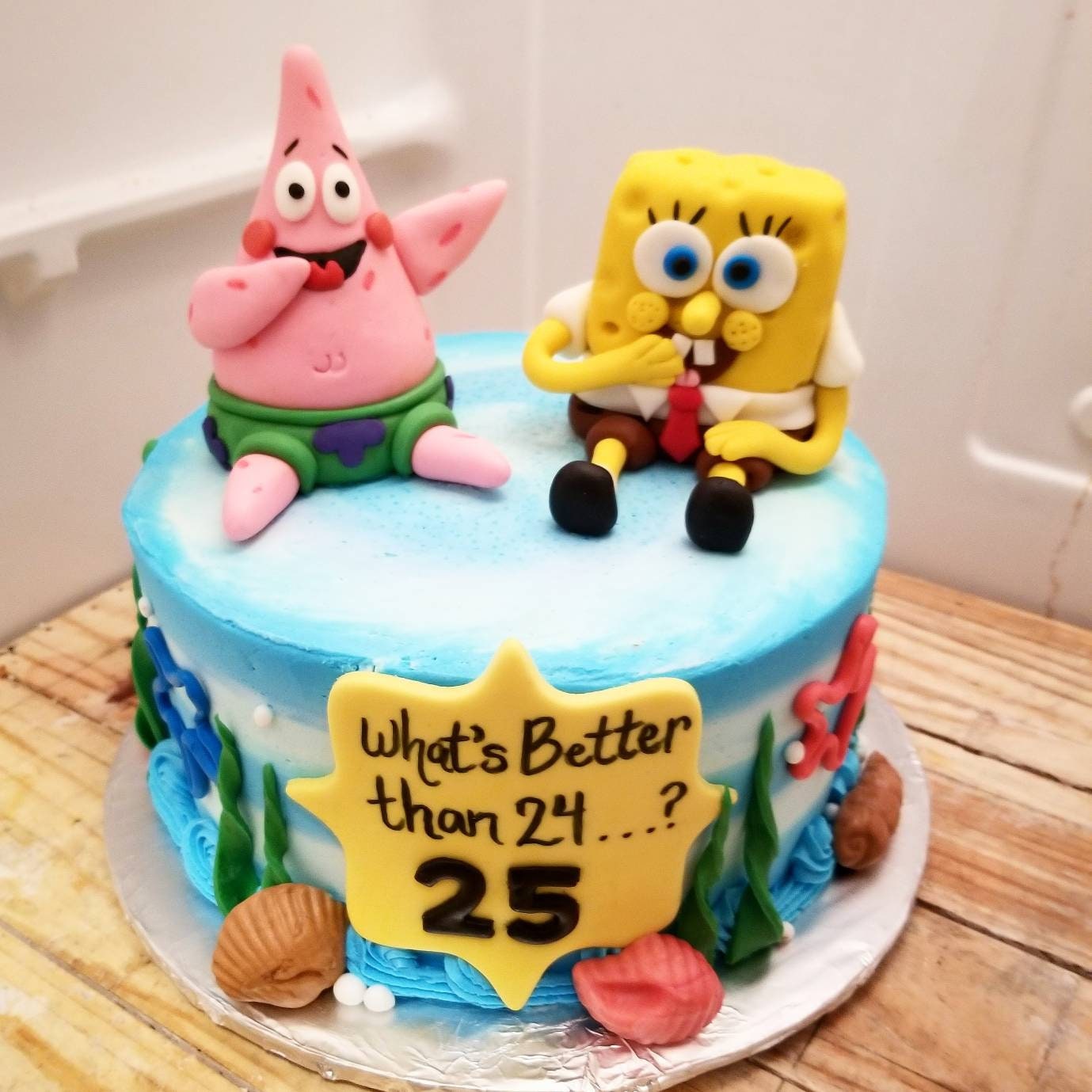 spongebob cake.