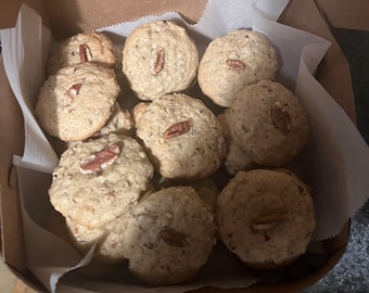 1 dozen homemade Butter Pecan cookies