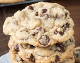 One dozen Chocolate Chip Cookies