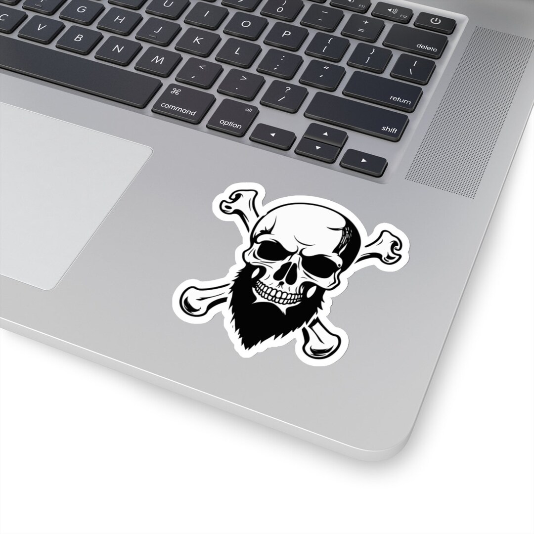 Crossbones Sticker Skull and Crossbones Sticker - Etsy