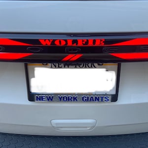 Dodge Durango Taillight Racetrack Decal Center Overlay - Fits 3rd Gen Durango 2014 2015 2016 2017 2018 2019 2020 2021 2022 2023 2024 2025
