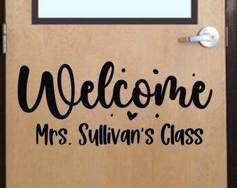 Custom Teacher Name Wall Decal I Classroom Decor I Classroom Decorations I Classroom Rules