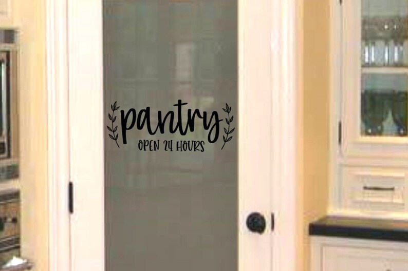 Pantry Vinyl Wall Decal for Kitchen Etsy