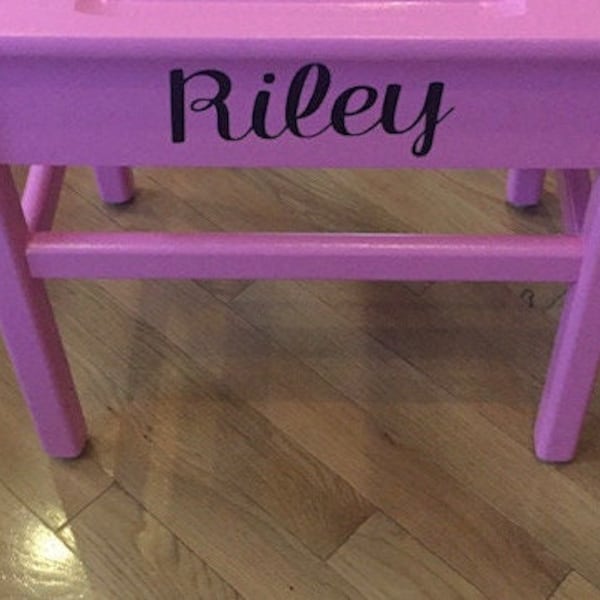 Personalized Small Name Decals for Walls, Furniture, Playrooms Custom Name Decals