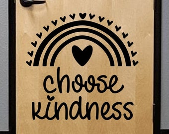 Choose Kindness Classroom Door Wall Decal I Classroom Decor I Classroom Decorations I Classroom Rules