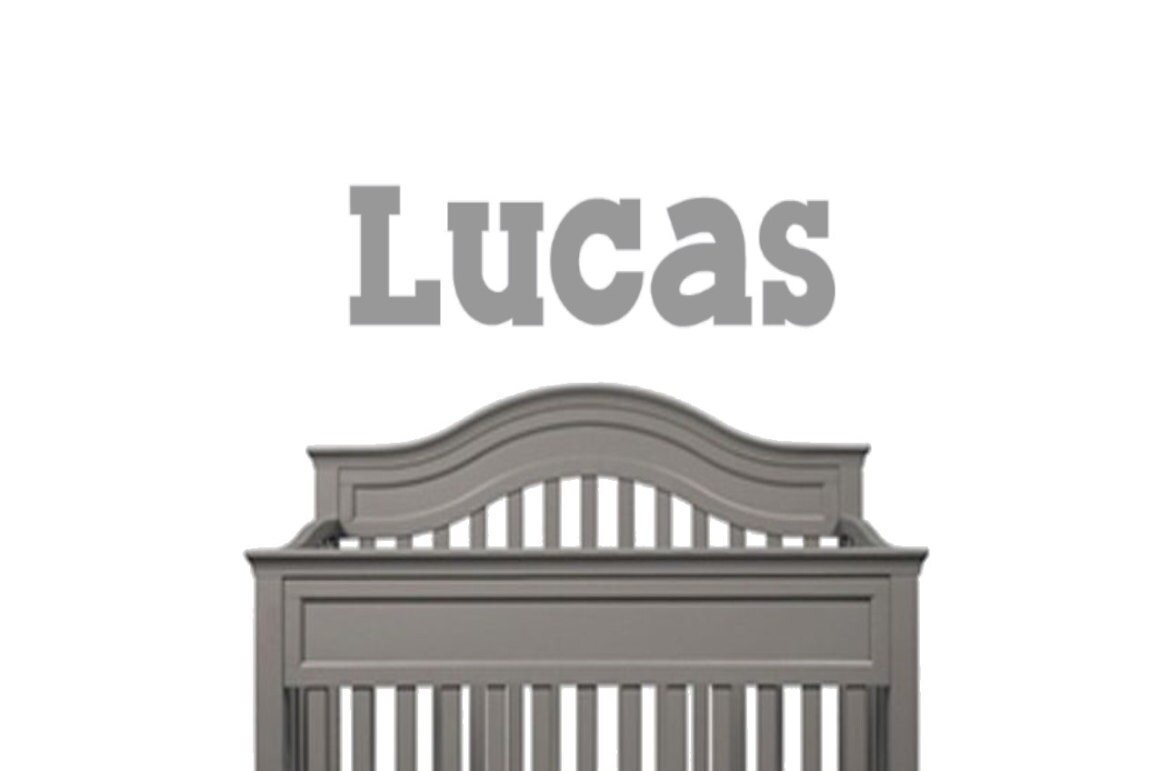 Boys Nursery Vinyl Wall Name Decal Boys Name Decal Nursery Etsy