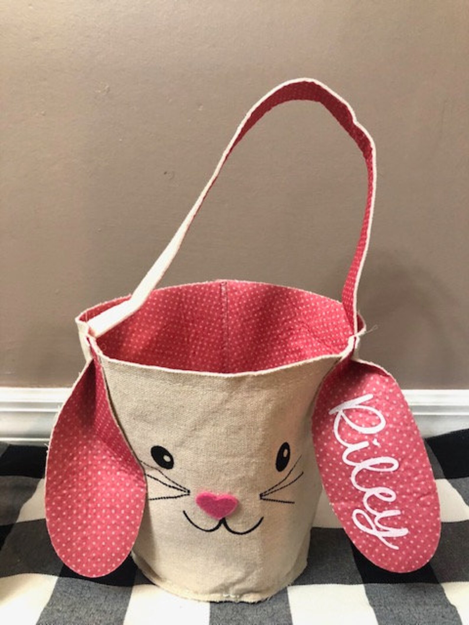 Personalized Canvas Easter Baskets Buy More Save More Etsy