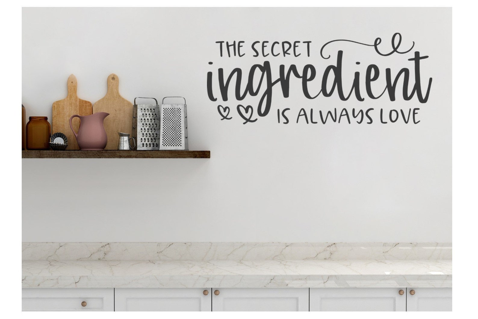 The Secret Ingredient is Always Love Vinyl Wall Kitchen | Etsy