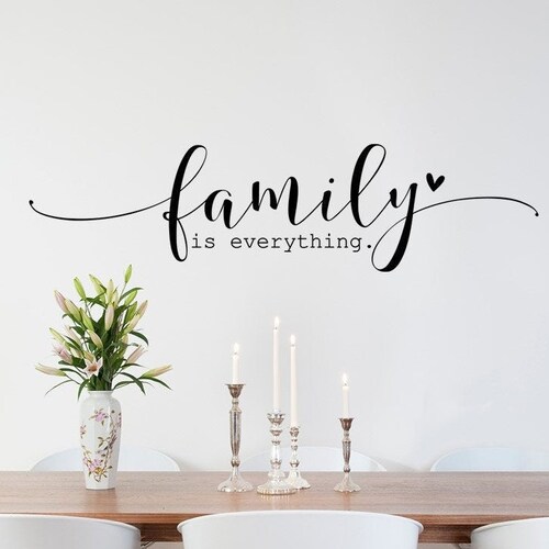 Family Wall Decal Family Sign Vinyl Decal Home Decor Family - Etsy