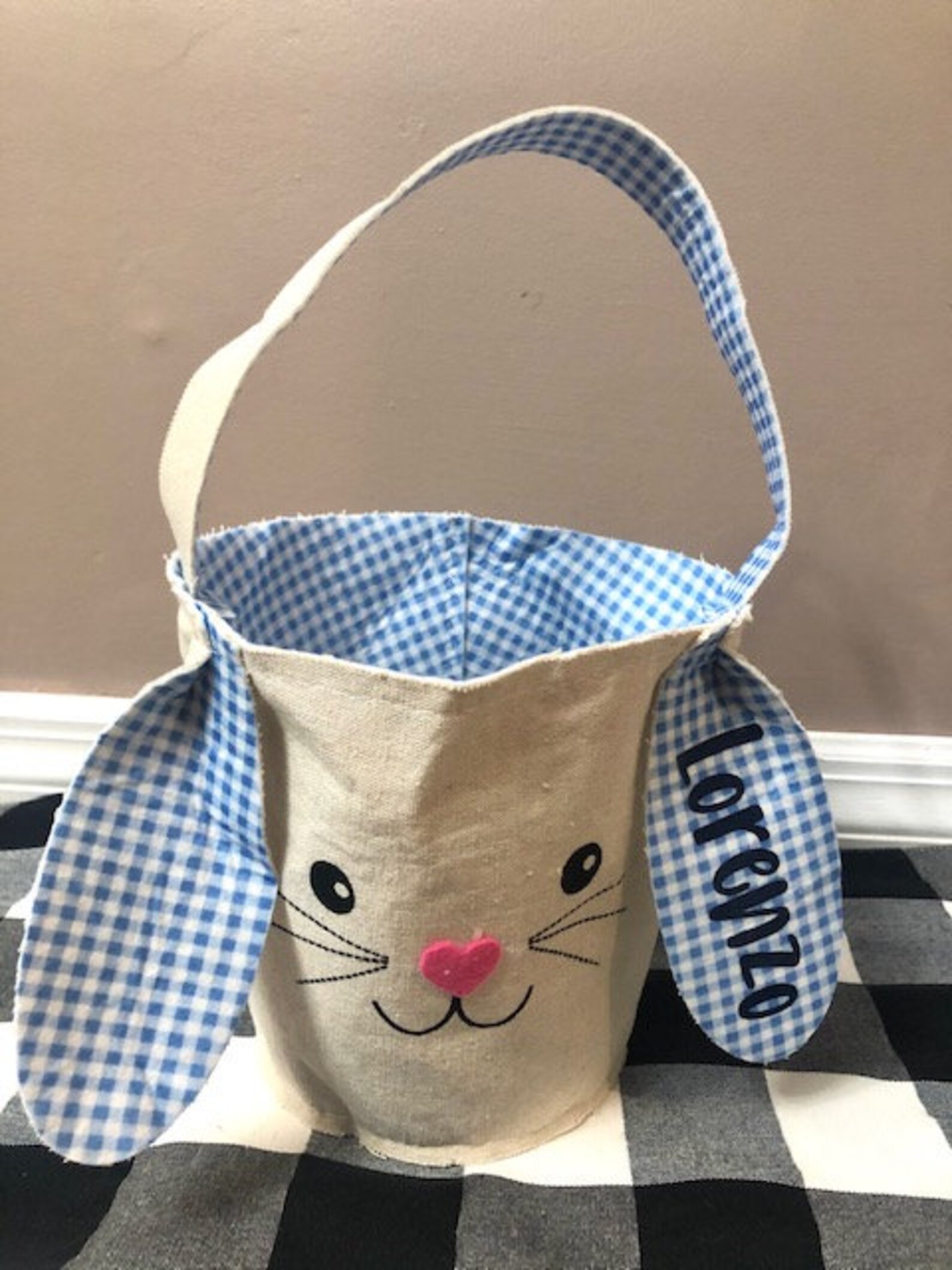 Personalized Canvas Easter Baskets Buy More Save More Etsy