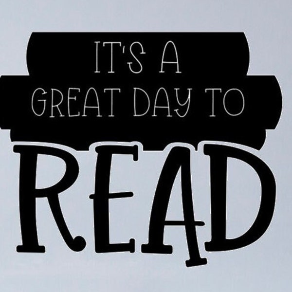 Reading Wall Decal - Etsy