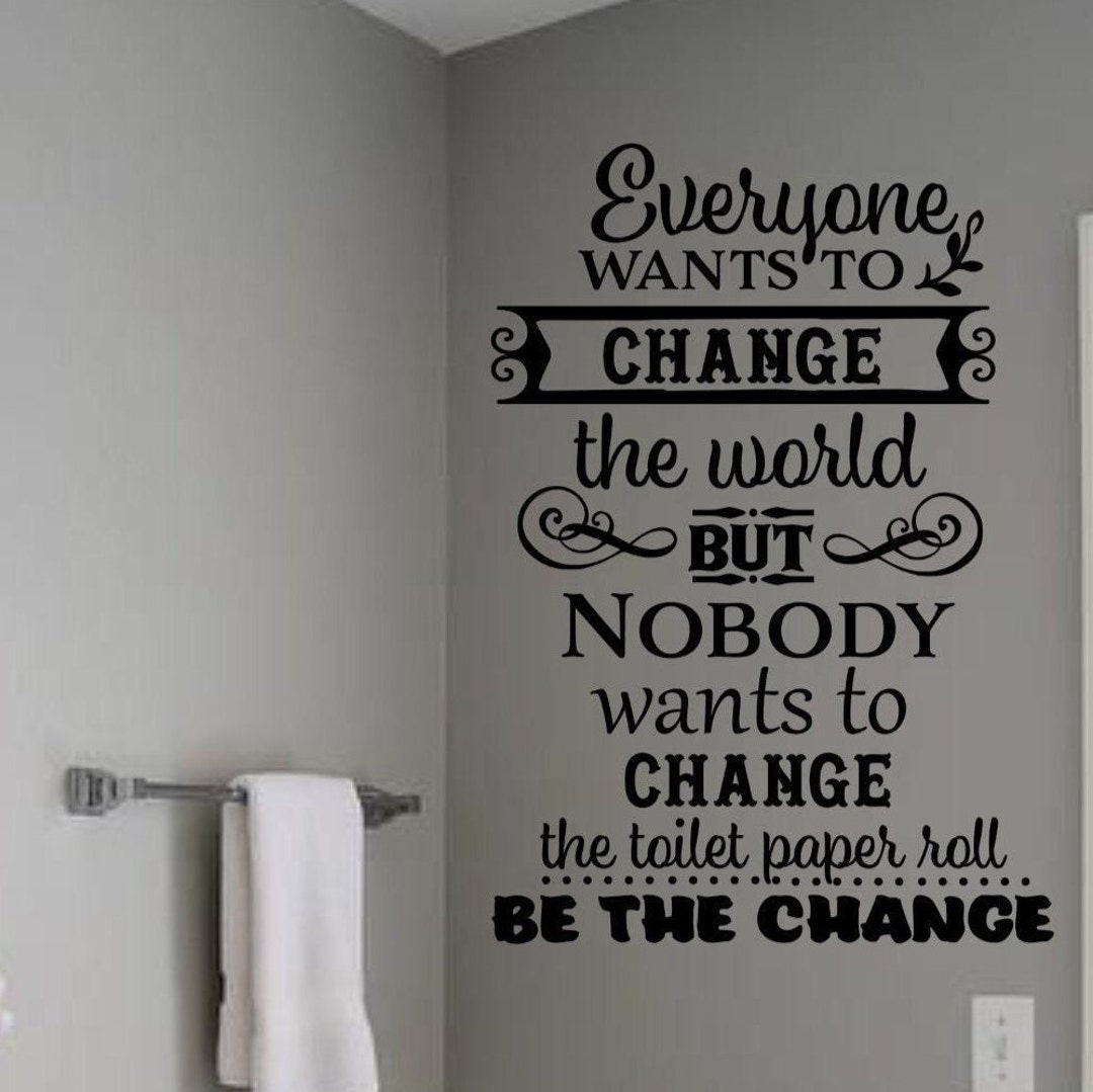 Bathroom Decal Funny Decal Bathroom Rules Vinyl Wall Decal Bathroom