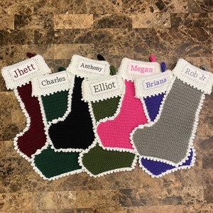 Crochet Christmas Stocking Pattern: Vintage Heirloom Design (PDF Pattern)