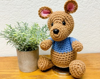 Crochet Roo Stuffed Animal: Winnie the Pooh Inspired Nursery Decor