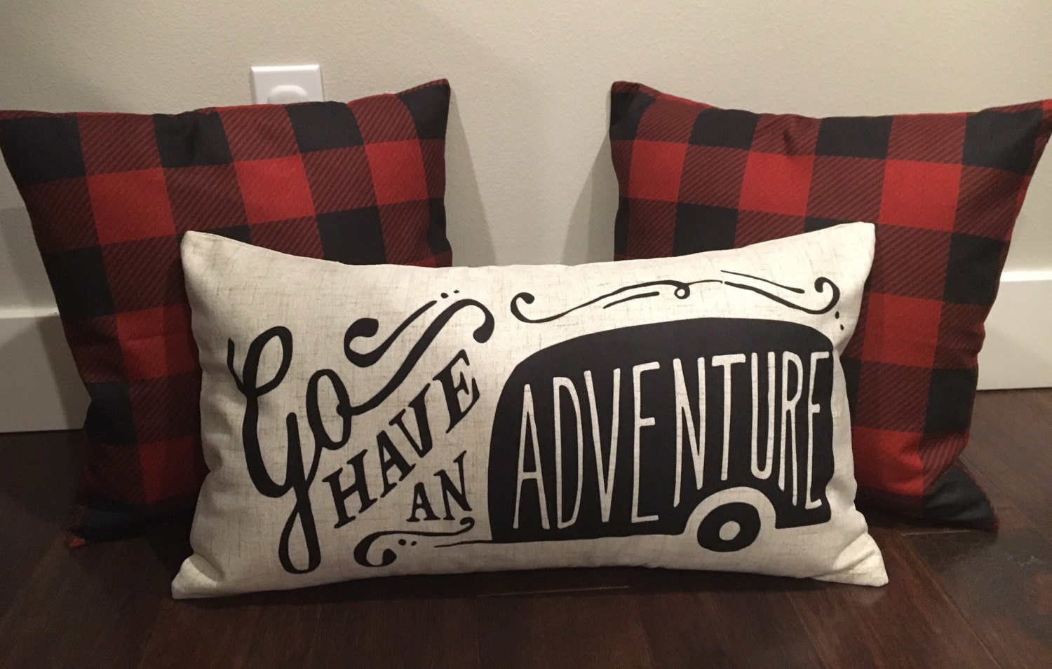 Go Have an Adventure pillow cover Etsy