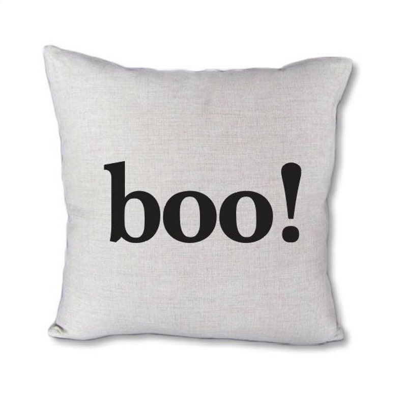BOO pillow cover Etsy