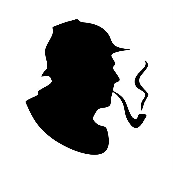 Sherlock Holmes Vinyl Decal / Sticker 2(TWO) Pack