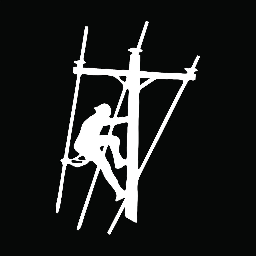 Line Work Decal Lineman Vinyl Decals / Stickers 2(TWO) Pack - Etsy
