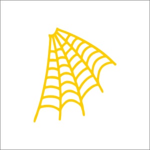 Spiderweb Vinyl Decal / Sticker 2(TWO) Pack