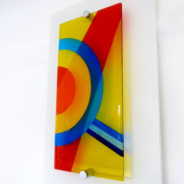 Fused Glass Wall Art Etsy UK