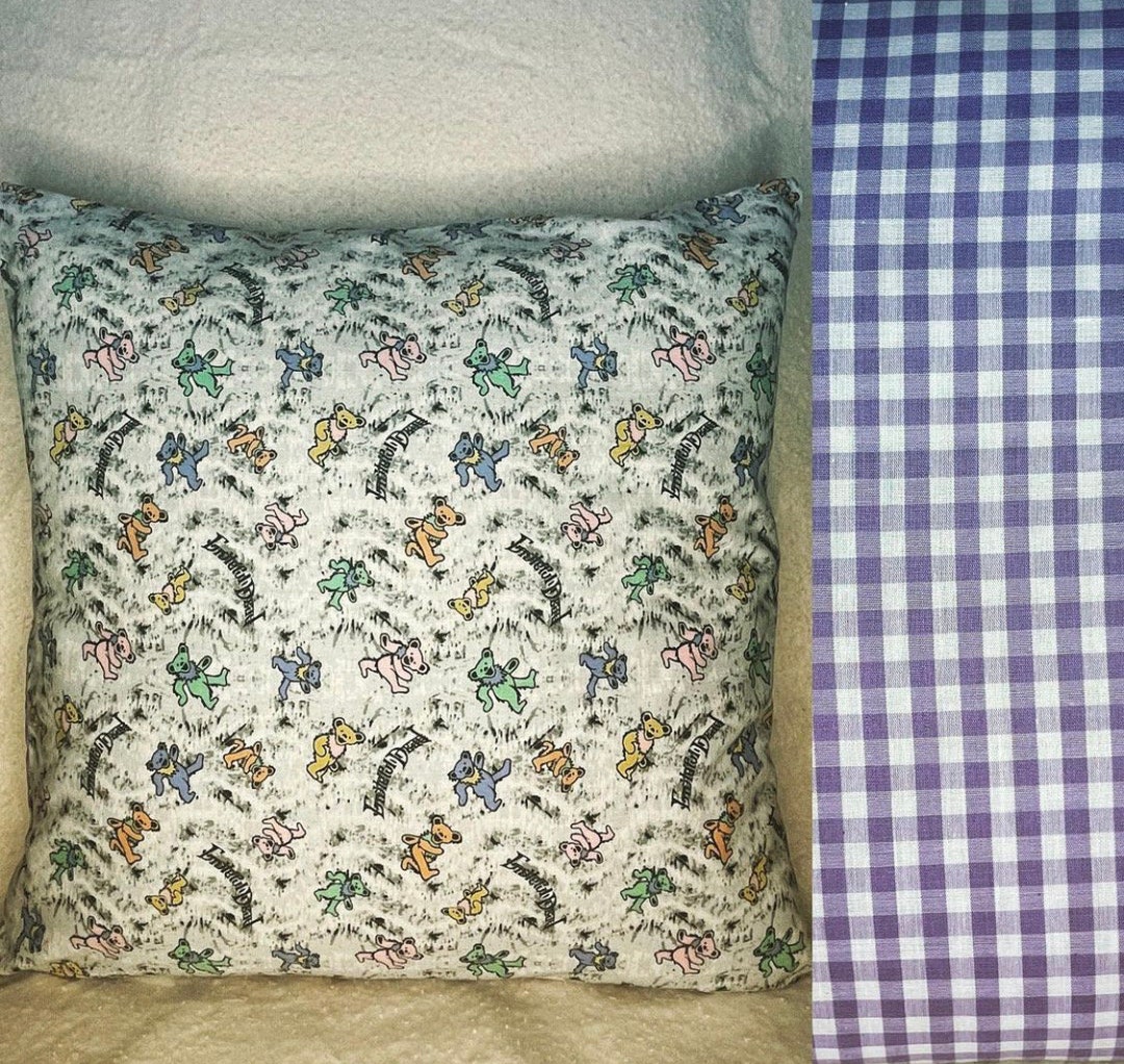 Grateful Gingham Pillow Cover Etsy