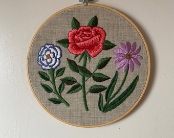 Flower trio hoop