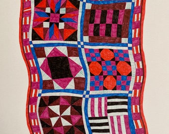 Quilt drawing