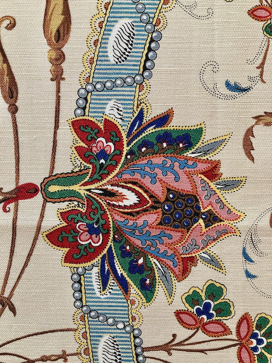 Vintage Scalamandre Fabric Memo Etsy