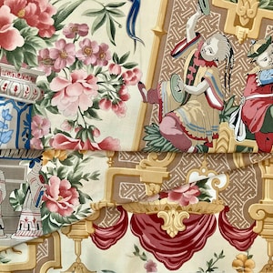Vintage Scalamandre LaOrnement Chinois Remnants
