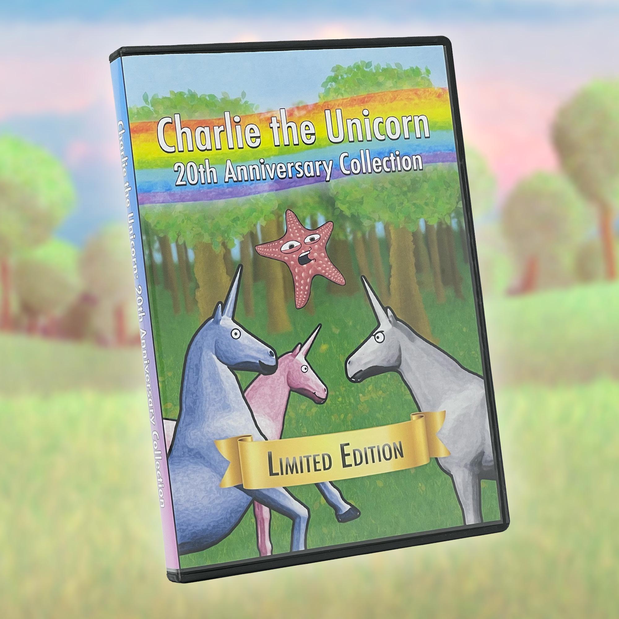 Charlie the Unicorn 20th Anniversary DVD (signed) - Etsy UK