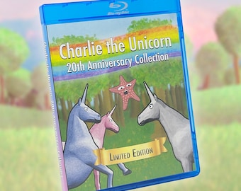 Bluray del 20° anniversario di Charlie the Unicorn (firmato)