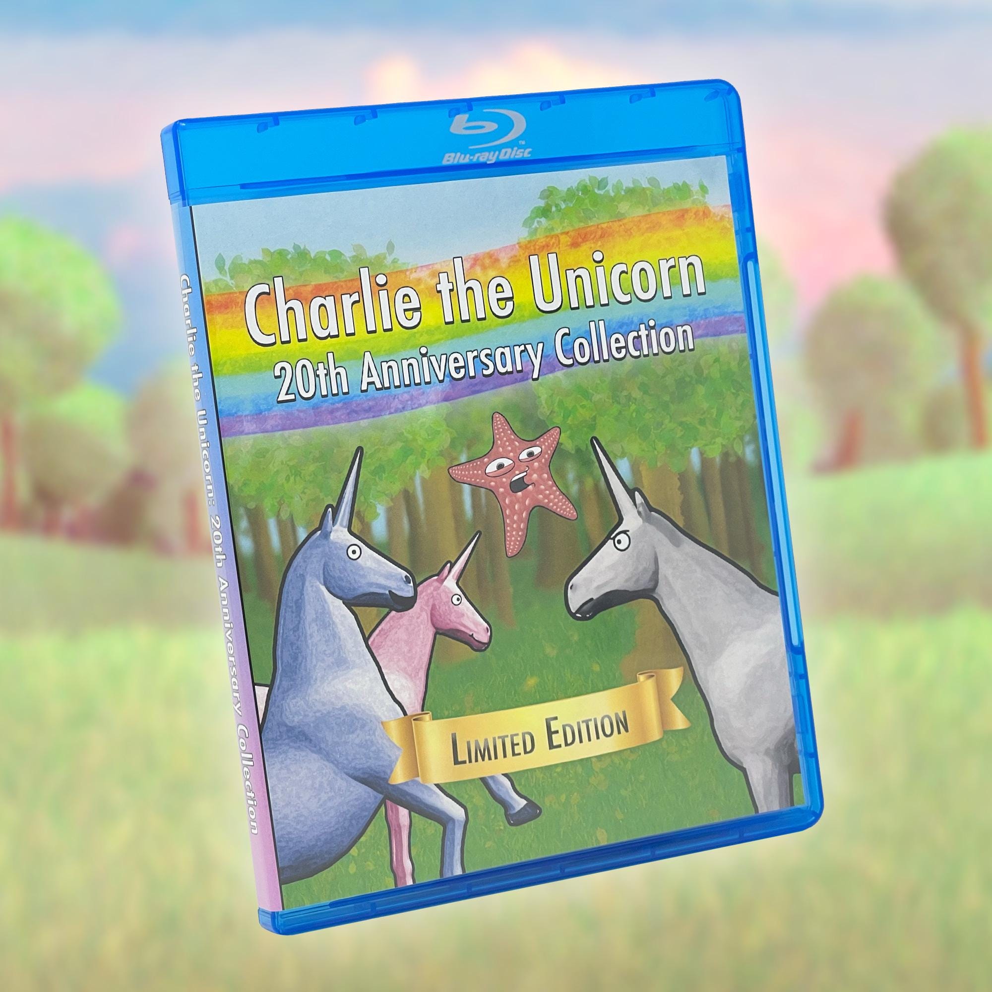 Charlie the Unicorn 20th Anniversary Bluray (signed) - Etsy